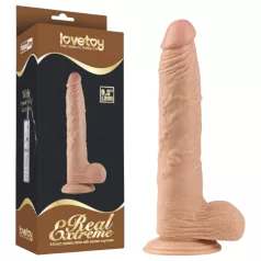 Lovetoy Real Extreme - dildo med sugekopp - 24 cm