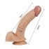 Lovetoy Real Extreme - G-punkt dildo - 21 cm (naturtro)