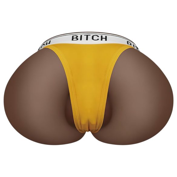 Lovetoy Streetgirl's 12 - realistisk vagina med truse (mørk hudtone)