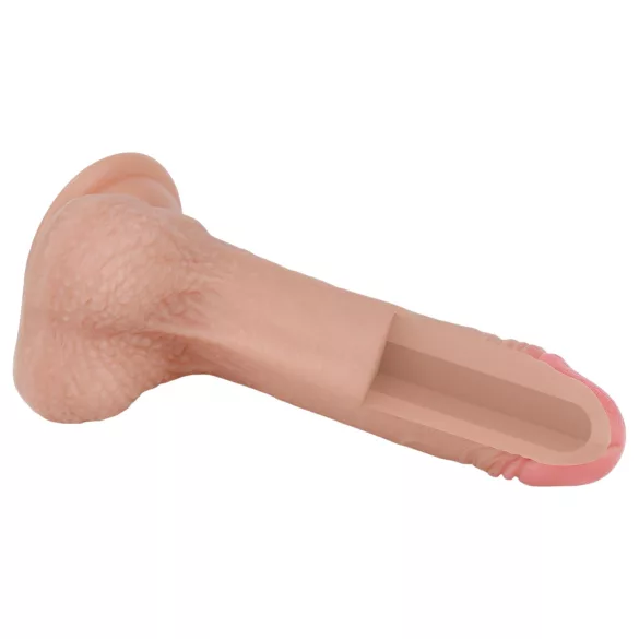 Lovetoy Natur Kuk - Dobbel lag naturlig dildo - 18cm