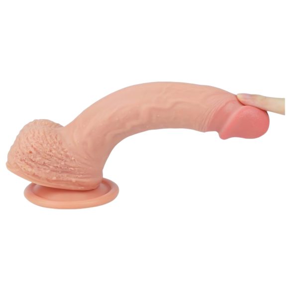 Lovetoy Natur Penisdildo med sugekopp - 21cm (hudfarge)