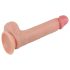 Naturtro dobbeltlags dildo - 20cm (naturlig)