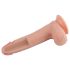 Naturtro dobbeltlags dildo - 20cm (naturlig)