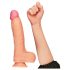 Lovetoy Nature Cock - realistisk dildo med dobbelt lag - 25 cm (naturfarge)