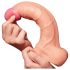 Lovetoy Nature Cock - realistisk dildo med dobbelt lag - 25 cm (naturfarge)