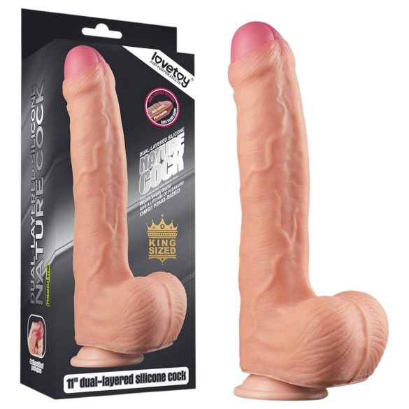 Lovetoy Nature - Realistisk Dildo 28cm (Naturlig)