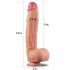 Lovetoy Naturisk Realistisk Dildo - 30cm - Naturtro!