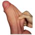 Lovetoy - Dobbel lag realistisk dildo - 26cm (naturlig)