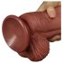 Lovetoy - Dobbel lag realistisk dildo - 26cm (naturlig)
