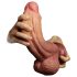 Lovetoy - Dobbel lag realistisk dildo - 26cm (naturlig)