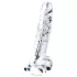 Lovetoy Flawless Clear - sugekoppdildo - 19 cm (gjennomsiktig)