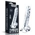 Lovetoy Flawless Clear - sugekoppdildo - 19 cm (gjennomsiktig)