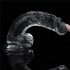 Lovetoy Flawless Clear - sugekoppdildo - 19 cm (gjennomsiktig)