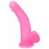 Lovetoy Jelly Studs - rosa sugekoppdildo 20cm