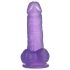 Lovetoy Jelly Studs - sugekopp dildo - 15cm (lilla)