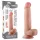 Lovetoy Sliding-Skin dobbel lag dildo - 21 cm (naturlig)
