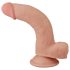 Lovetoy Sliding-Skin dobbel lag dildo - 21 cm (naturlig)