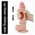 Lovetoy Sliding-Skin dobbel lag dildo - 21 cm (naturlig)