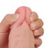 Lovetoy Sliding-Skin tolagbar dildo - 23cm (naturlig)