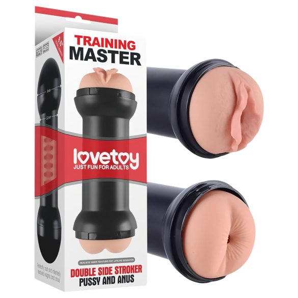 Lovetoy - vagina og rumpe masturbator (natur)