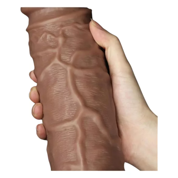 Lovetoy Chubby - Realistisk dildo med sugekopp 25cm (natur)