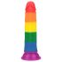 Lovetoy Prider - Naturlig dildo - 19cm (Regnbue)