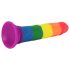 Lovetoy Prider - Naturlig dildo - 19cm (Regnbue)