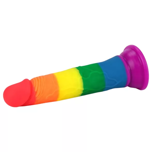 Lovetoy Prider - Naturlig dildo - 19cm (Regnbue)