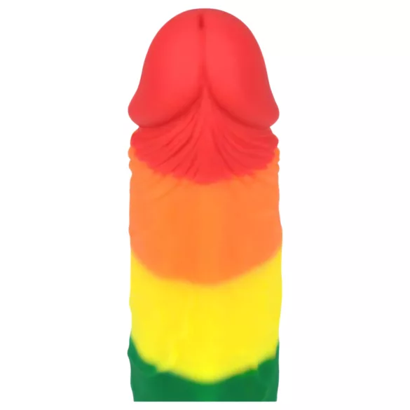 Lovetoy Prider - Naturlig dildo - 19cm (Regnbue)