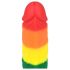 Lovetoy Prider - Naturlig dildo - 19cm (Regnbue)
