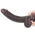 Lovetoy Sliding-Skin - realitetsfølelse dildo - 23 cm (brun)
