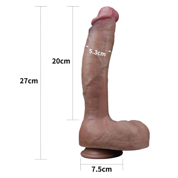 Lovetoy Nature Cock - Naturtro dildo 26cm