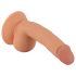 Mr. Rude - livaktig sugedildo med testikler 18cm (natur)