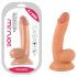 Mr. Rude - livaktig sugedildo med testikler 18cm (natur)
