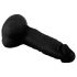Mr. Rude - naturtro dildo med sugekopp - 19cm (svart)