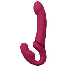   LOVENSE Lapis - trådløs, stroppeløs strap-on vibrator (rød)