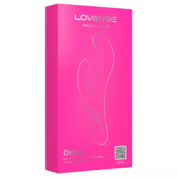 LOVENSE Osci 3 - vibrerende dildo med klitorisstimulator (rosa)