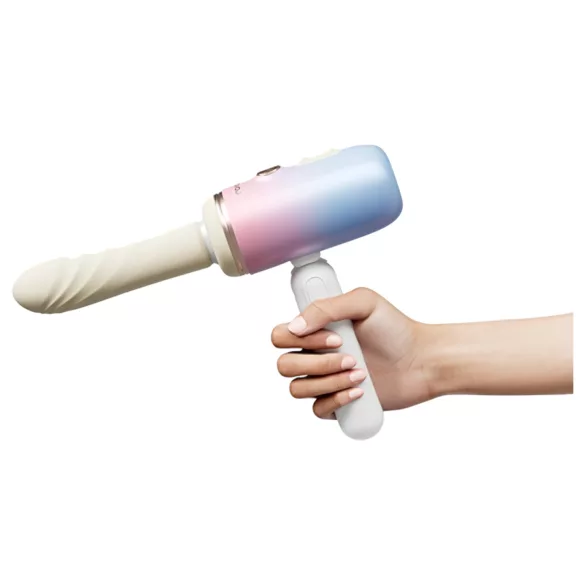 LOVENSE Spinel - 3-i-1 støtende vibrator (hvit)