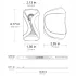 Lovense Gush 2 - app-styrt penishodevibrator (turkis)