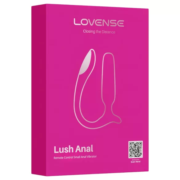 Lovense Lush Anal - App-styrt analvibrator med LED - rosa