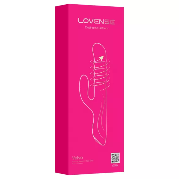 Lovense Velvo - App-styrt perlevibrator (rosa)