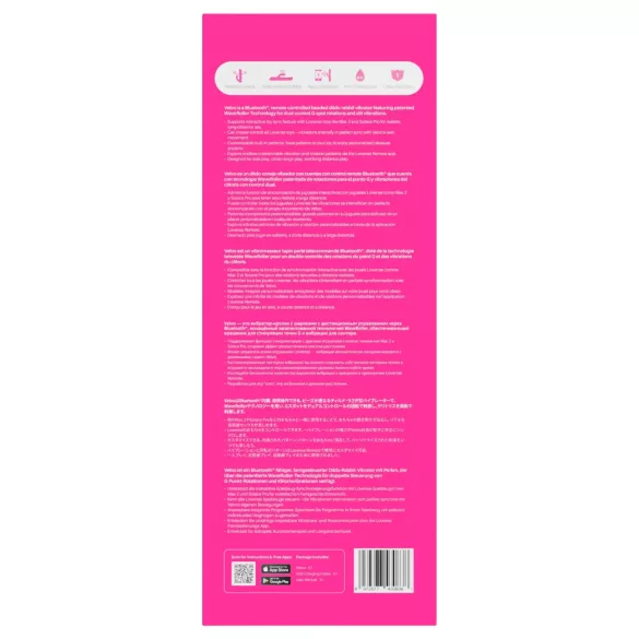 Lovense Velvo - App-styrt perlevibrator (rosa)