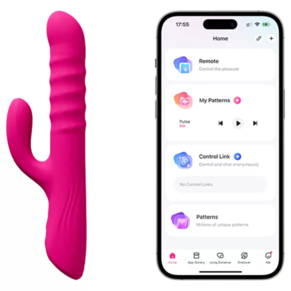 Lovense Velvo - App-styrt perlevibrator (rosa)