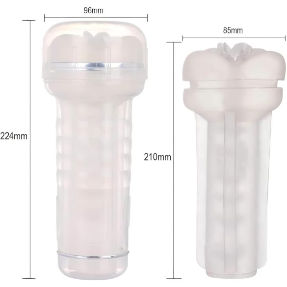 Tracy's Dog Crystal - realistisk onanihylse (gjennomsiktig)