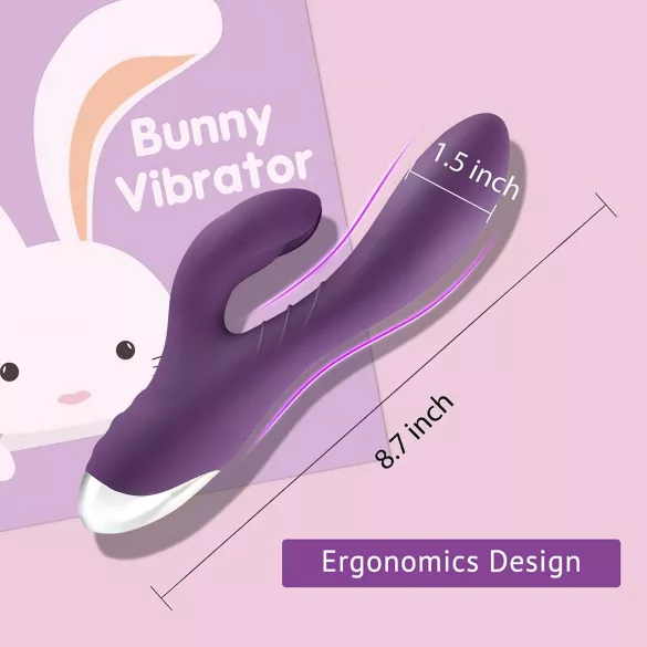 Tracy's Dog Rabbit - vanntett klitorisvibrator (lilla)