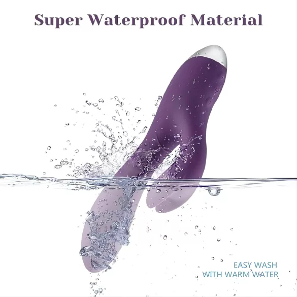 Tracy's Dog Rabbit - vanntett klitorisvibrator (lilla)