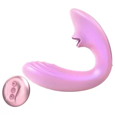   Tracy's Dog OG Lick - G-punkt-vibrator og klitorisstimulator (rosa)