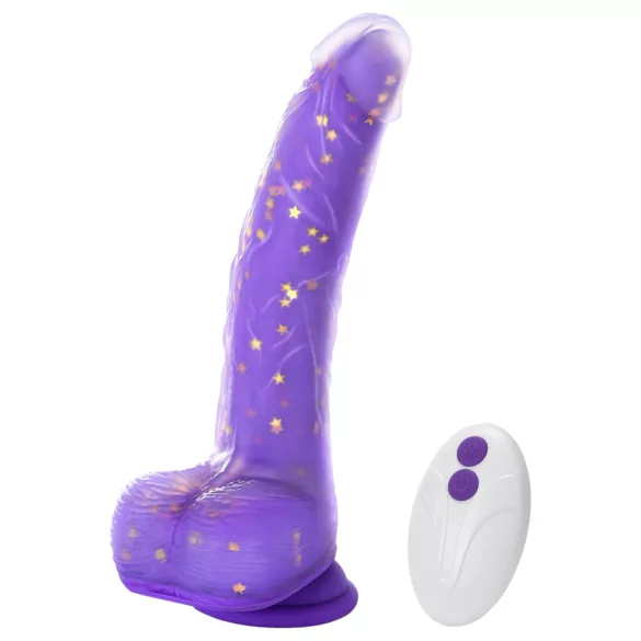 Tracy's Dog Jelivoy - realistisk vibrator - 22 cm (lilla)