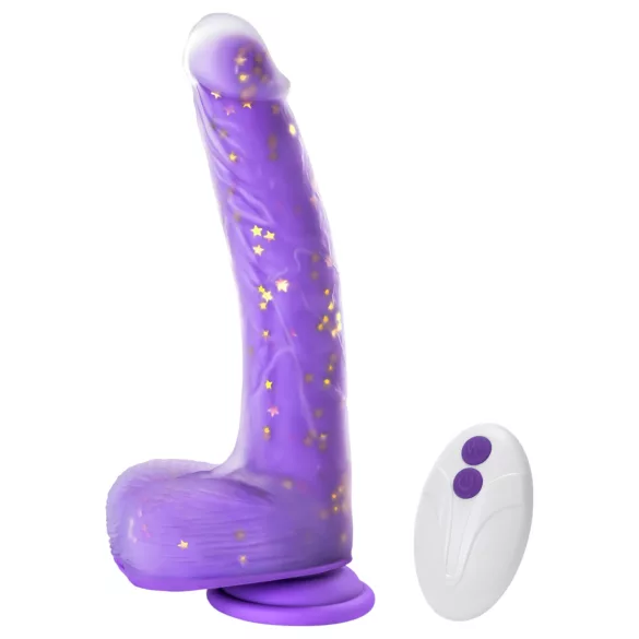 Tracy's Dog Jelivoy - realistisk vibrator - 22 cm (lilla)