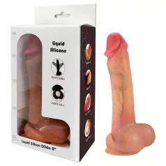   FeelSkin - ultrarealistisk dildo med testikler - natur (21 cm)